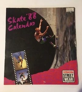 Vision Street Wear "Skate '88" Skateboard Calendar w/Mark Gonzales & Gator 1988 - Picture 1 of 18