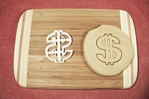Letrero de dinero de dólar cortador de galletas pan de jengibre molde galleta pastel topper fondant - Imagen 1 de 1
