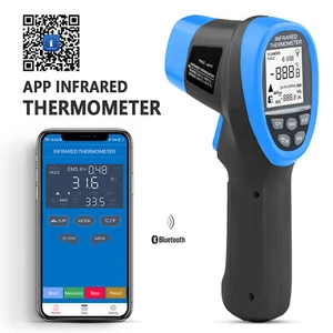 Infrarot Thermometer C/F berührungslos Pyrometer Digital Temperatur Messgerät 1472°F - Bild 1 von 8