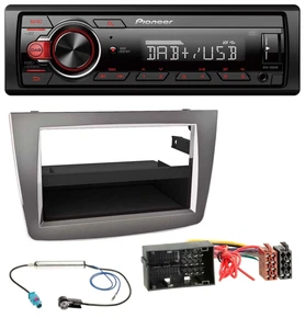 Pioneer MP3 1DIN DAB USB AUX Autoradio für Alfa Romeo Mito ab 14 955 silber - Bild 1 von 7