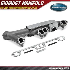 Passenger Exhaust Manifold w/Gasket for Jeep SJ Grand Wagoneer 1987-1991 J10 J20 - Picture 1 of 9