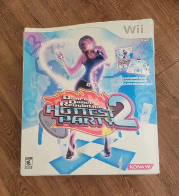 New Nintendo Wii DANCE DANCE REVOLUTION II Complete + Konami Floor Mat Pad CD - Image 1 of 3