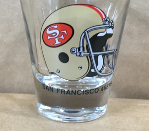 VINTAGE SAN FRANCISCO 49ERS SHOT GLASS - Picture 1 of 5