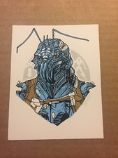 Tyler Stout Wikus from District 9 Rare Regular Mini Art Print Handbill Pros Cons
