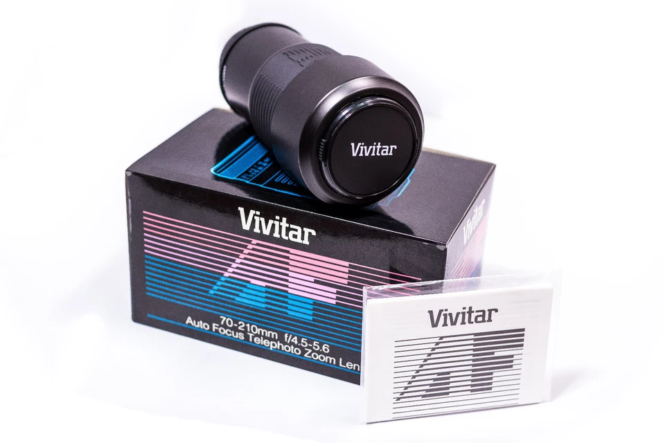 Vivitar AF 70-210mm f/4.5-5.6 Autofocus Lens - NEVER USED - NEW - For Nikon AF - Image 1 of 1
