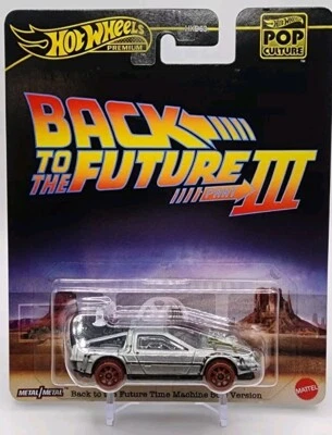 NEW Hot Wheels HCP22 Back to the Future Part III TIME MACHINE 1955 1:64 Die-Cast - Image 1 of 3