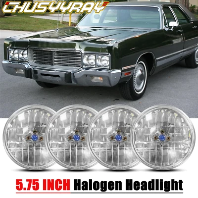 Faros halógenos Hi Lo para Chrysler New Yorker 1973-1981 4 piezas 5,75" 5-3/4" Foto 1 de 4