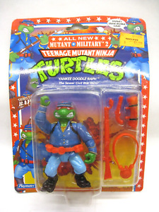 Vintage 1992 Playmates TMNT Mutant Military 2 Yankee Doodle Raph MOSC Raphael