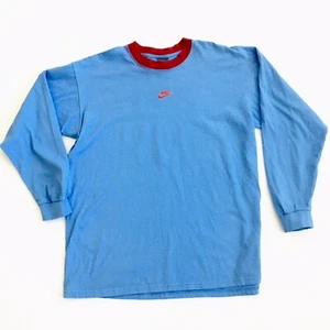 Vintage Nike Supreme Court Silver Tag Men's Long Sleeve Shirt Basketball Large - Picture 1 of 4