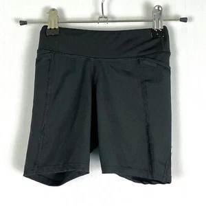 Z by Zella Little Girls Biker Shorts Size 4 Black Outside Pocket Athletic - Picture 1 of 8