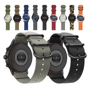Replacement Nylon Sports Watch Strap Band For Fossil Men's Gen 6 5 Smartwatches - Picture 1 of 24
