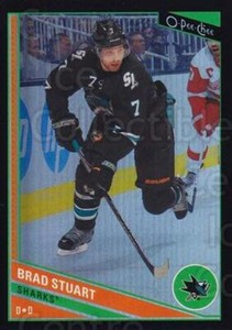 2013-14 O-Pee-Chee Black Rainbow #399 Brad Stuart