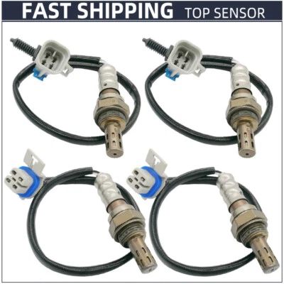 Sensor de oxígeno superior y descendente 4 piezas para Sierra 1500 2008-2013 GMC V8 Yukon Foto 1 de 4