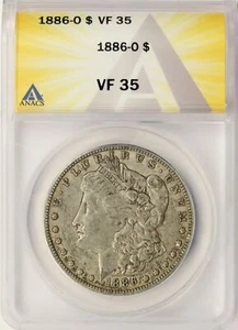 1886-O $1 Morgan Dollar ANACS VF35 - Picture 1 of 4