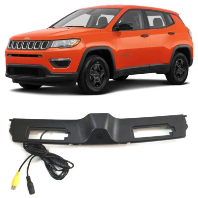 Car CCD Rearview Camera Reverse Parking Replacement for 2017 2018 Jeep Compass - Image 1 of 4