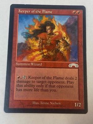 Keeper of the Flame -  Magic the Gathering MTG Exodus Single Card - Image 1 of 2