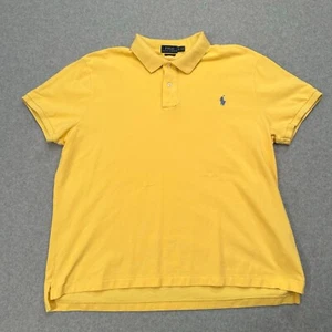 Polo Ralph Lauren Classic Fit Jungen Kurzarm Hemd Gelb Polo Gr. XL / TG - Bild 1 von 6