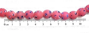 FANCY Pink Venetian Style Afican Eye Antique Trade Beads 20 Pc T4037 - Picture 1 of 1