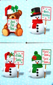 ONE CHRISTMAS GIFT CARD HOLDER & ENVELOPE * U CHOOSE * SHIPPED FAST! - Picture 1 of 5