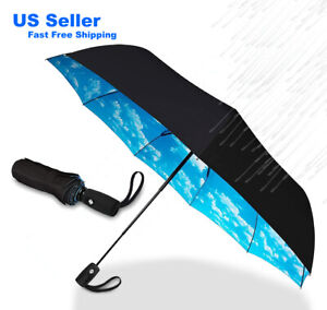 Custom Jesus Compact Travel Windproof Rainproof Foldable Umbrella 