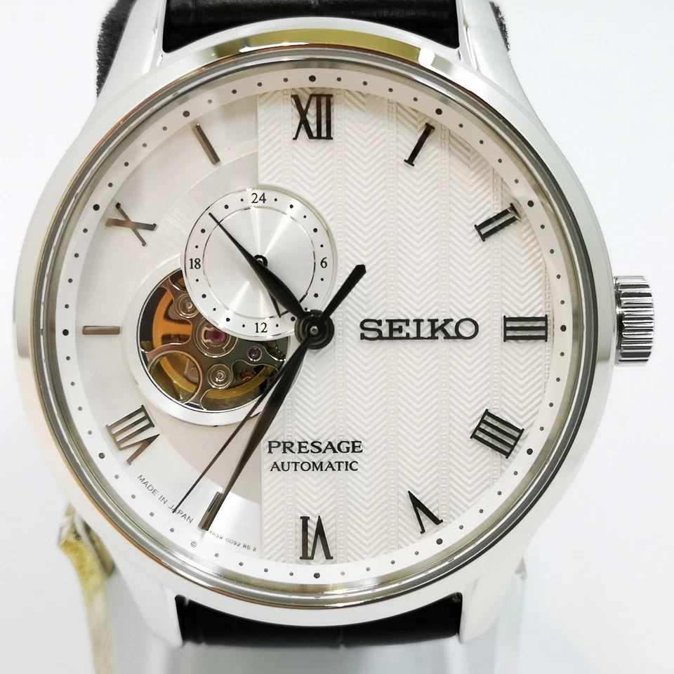 SEIKO PRESAGE BASIC SARY095 White Automatic Mechanical Men's Watch New in Box - Image 1 of 4