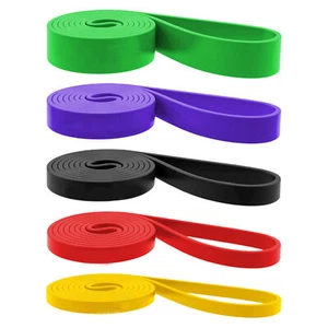 Portable Elastic Rubber Bands For Sports Expanders Pilates Fitness Equipment - Picture 1 of 15