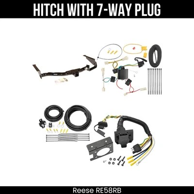 Trailer Hitch + 7 Way Wiring For 04-06 Lexus RX330 07-09 RX350 33075 2" Receiver - Image 1 of 4