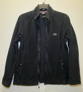 North Face Women's Fleece Full Zip Jacket Black Size Extra Large XL Polyester - Picture 1 of 15