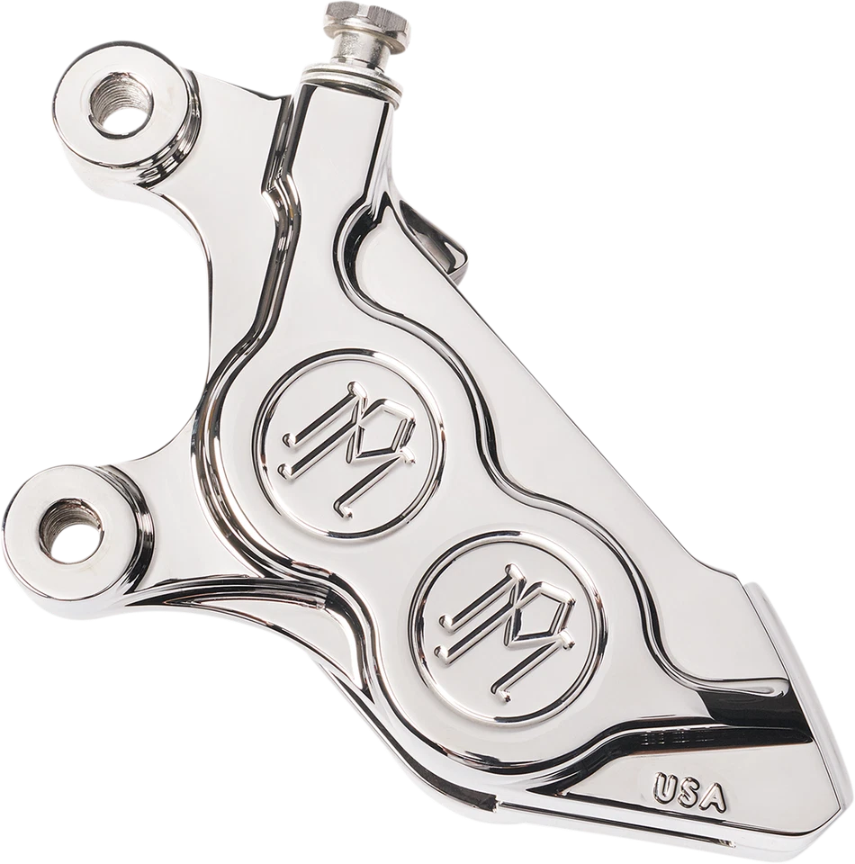 PERFORMANCE MACHINE 4-Piston Chrome Front Left Brake Caliper 0052-2425-CH - Image 1 of 1