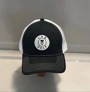 L.A.B Golf Truckermütze Mesh SnapBack weiß und schwarz neu ohne Etikett. OSFM - Bild 1 von 7