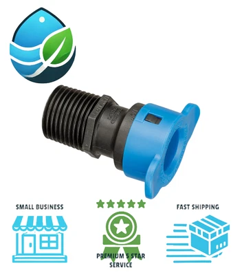Orbit 31974 Outdoor Blu-Lock Plastic Adapter 1/2" Inch MPT Male for Irrigation - Image 1 of 4