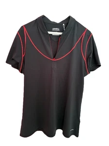 CAMISA DE GOLF ANNIKA MUJER XL NEGRA NUEVA CON ETIQUETAS - Imagen 1 de 1