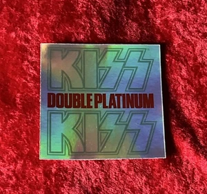 KISS 40th Anniversary Official Merch Double Platinum Chrome Sticker! Nice! - Picture 1 of 2