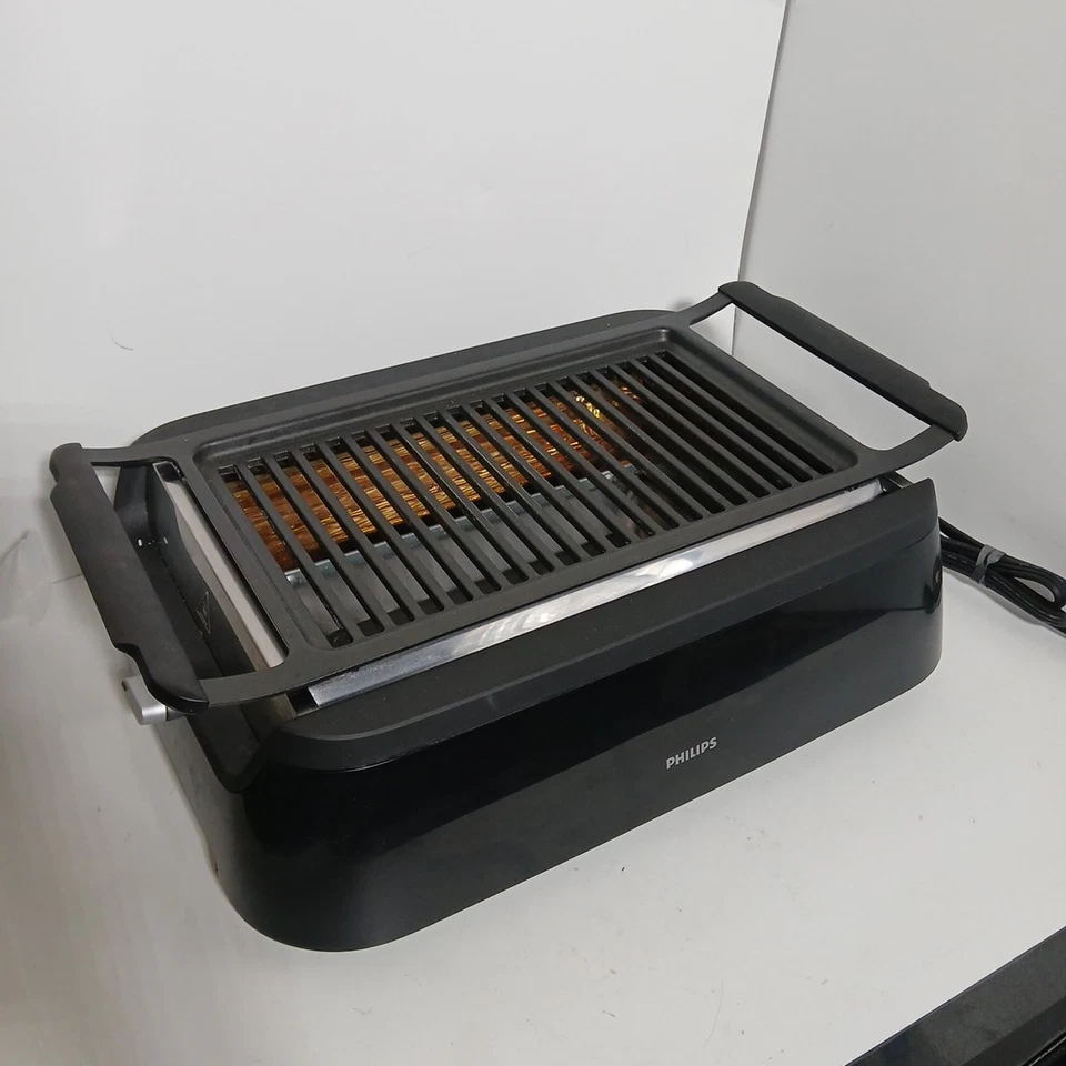 Philips Smoke-Less Indoor Grill Advanced 1660W Infrared HD6371 Tested Works Used - Image 1 of 4