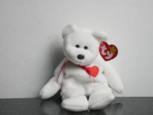 Ty Beanie Babies Valentino 1993/1994 selten mit braunen Nasenschildfehlern - Bild 1 von 6