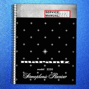 MARANTZ 2220 Service Manual - TOUGH WIRE BOUND - ROBUST COVERS - Picture 1 of 8