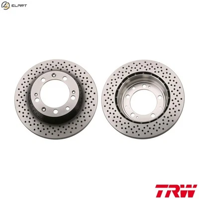2x BRAKE DISC DF6281 FOR PORSCHE 911/Targa/Convertible M64.23/22/21/24/05 3.6L - Image 1 of 4