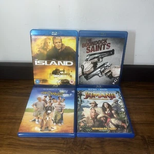 Blu-ray Lot Of 4: The Island - Jumanji - The Sandlot - The Boondock Saints - Picture 1 of 5