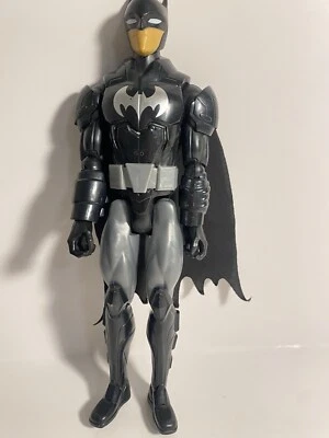 Figura de acción Batman Unlimited Batman 12" negra y plateada Mattel 2015 Foto 1 de 4