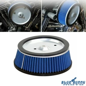 Motorcycle 2.215''High-Flow Air Cleaner Filter For Harley Touring Dyna Road King - Picture 1 of 8