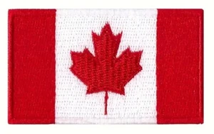 🔥 Kanada Kanadische Flagge gestickt Patch Aufnäher Bügelbild Ahornblatt Emblem Abzeichen - Bild 1 von 4