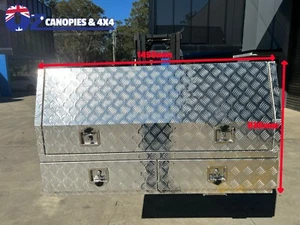 Aluminium Toolbox Tool box 3/4 Opening with 3 bottom drawers 1750x530x820 - Picture 1 of 6