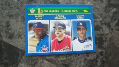 2003 TOPPS #345 N.L. HOME RUN LEADERS   BASEBALL CARD - Image 1 of 2