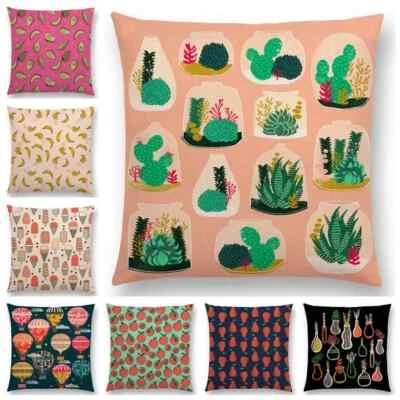 Cute Mini Fruits Sofa Throw Pillo Avocado Banana Lemons Oranges Cushion Cover - Image 1 of 4