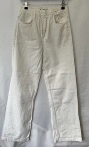 MNG Women's White Denim Jeans Size 8 W26 L28 Casual - Picture 1 of 11