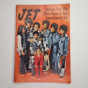 JET Magazine Aug 1 1974 Jackson Five Janet LaToya Michael Jermaine Tito - Picture 1 of 5