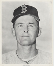 1961 Manny's Baseball Land Pete Runnels  8X10 B&W Picture-Red Sox-FREE USA SHIP