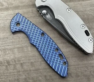 Blue Anodized FRAG Cnc milled Titanium scale for XM-18 3.5 HINDERER - Picture 1 of 3