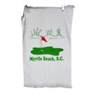New Vintage Myrtle Beach, SC Golf Bag Towel Cannon Last Hole Made In USA 