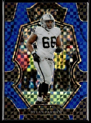 2022 PANINI SELECT  Blue Prizm Dylan Parham # 128/149 RC Raiders - Image 1 of 2